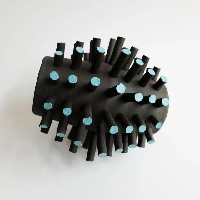 Sculptural Cyto Vase by Ia Kutateladze For Sale - Image 4 of 6