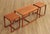 Danish Modern Set of Three Teak Nesting Tables For Sale - Image 4 of 12
