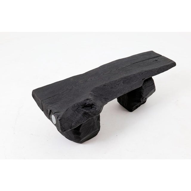 Wood Bench by Logniture For Sale - Image 13 of 14