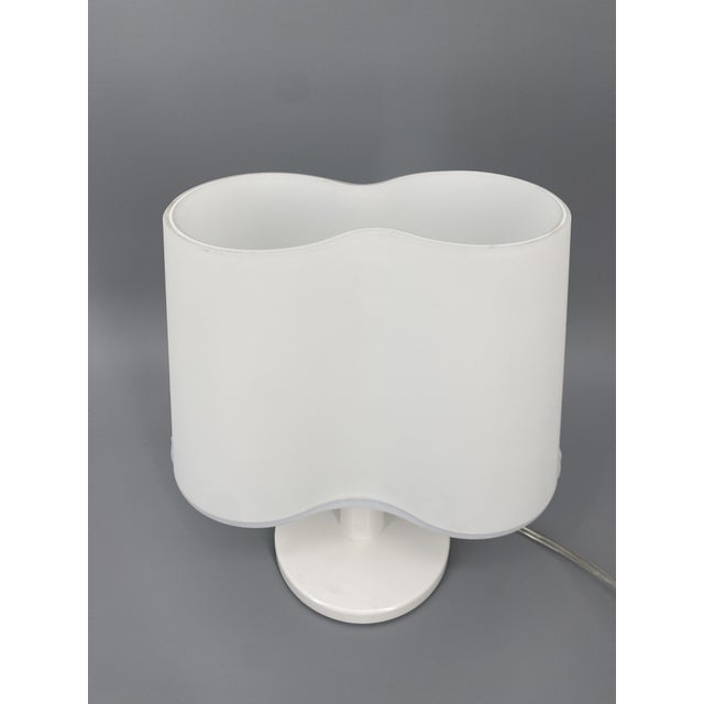 Postmodern Ottavia Night Table Lamp by Franco Mirenze for Valenti Luce, Italy, 1980s For Sale - Image 3 of 11