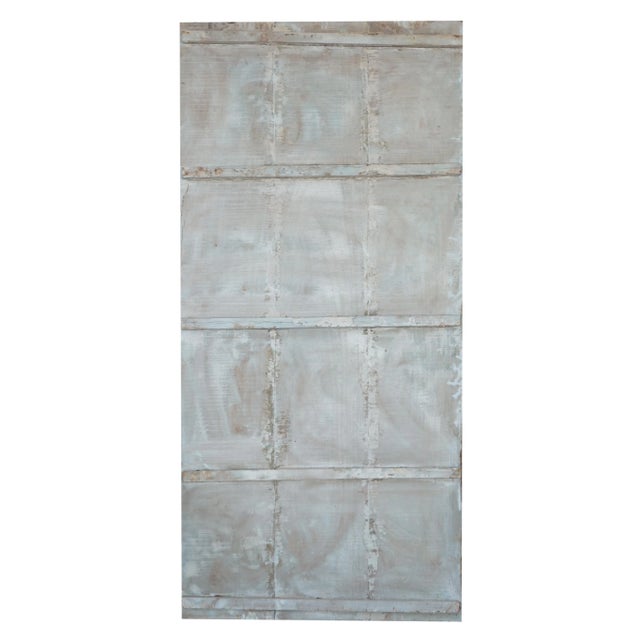 Vintage Hand-Carved Tree of Life – Reclaimed Wood Barn Door Wall Art Panel 84x41 For Sale - Image 4 of 5