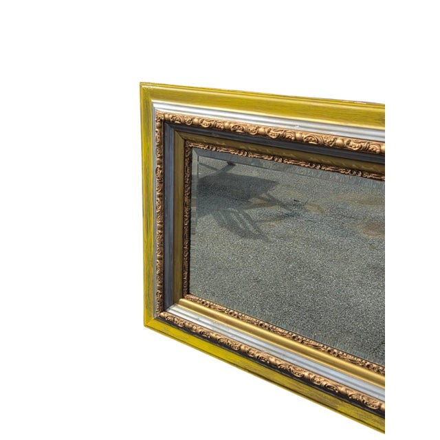 19th Century Italian Hand Painted Rectangular Wall Mirror. For Sale - Image 9 of 13