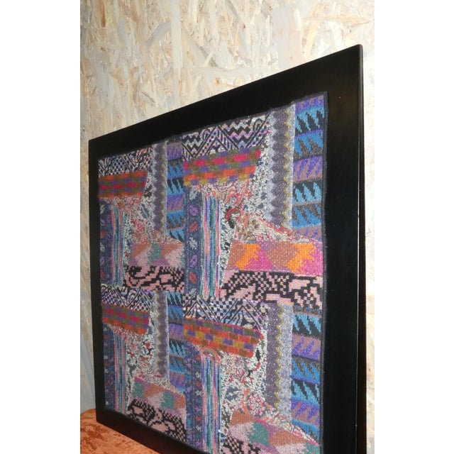 Tapestries on Wooden Frame from Missoni, Italy, 1980s, Set of 2 For Sale - Image 3 of 14