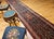 Vintage Persian Malayer Runner Rug, Hand-Knotted Wool, Geometric Pattern, 3x20, Navy & Red For Sale - Image 4 of 14