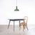 Industrial Green Enamel Pendant Lamp, 1940s For Sale - Image 12 of 13