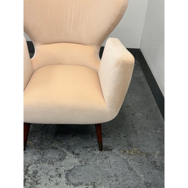Cream Coup Studio for Coup D’Etat Italian Club Chairs, Pair For Sale - Image 8 of 12
