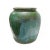 Late 20th Century Balinese Contemporary Terracotta Vase / Jar / Urn With Green Glaze For Sale - Image 4 of 12