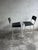 Inleiding set of two original sorbetto bar stools by calligaris, italy. A refined industrial design featuring a minimalist...
