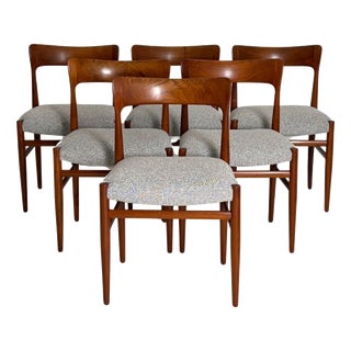 Danish Dining Chairs in Teak, Set of 6 For Sale