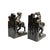 1950s Black Ceramic Horse Bookends - Black & Gold For Sale - Image 4 of 6