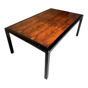 Milo Baughman Rosewood Dining Table for Directional (w/3 Leafs)