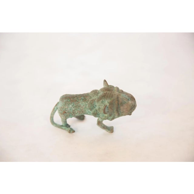African Vintage African Oxidized Copper Wild Thing For Sale - Image 3 of 8