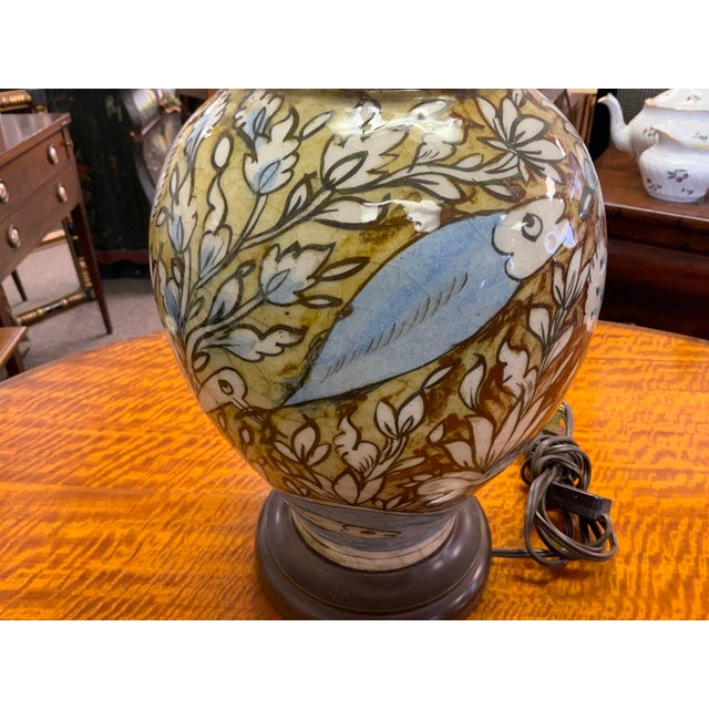 Mid 20th Century Ceramic Lamp For Sale - Image 4 of 7