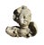 Cast stone cherub head with wings garden wall hanging. Beautifully sculpted and includes a chipped wing that makes it look...