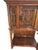 Gothic Antique Karpen Furniture French Gothic Cabinet Oak Vestry Altar Wine Bar Hutch For Sale - Image 3 of 18