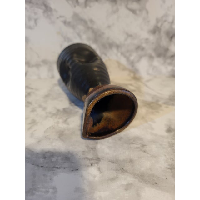 1990s 1990s Japanese Studio Pottery Saki Vessel For Sale - Image 5 of 13