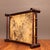 Late 20th Century Vintage Rosewood Bamboo-Form Frame & Marble Landscape Tea Tray For Sale - Image 5 of 9