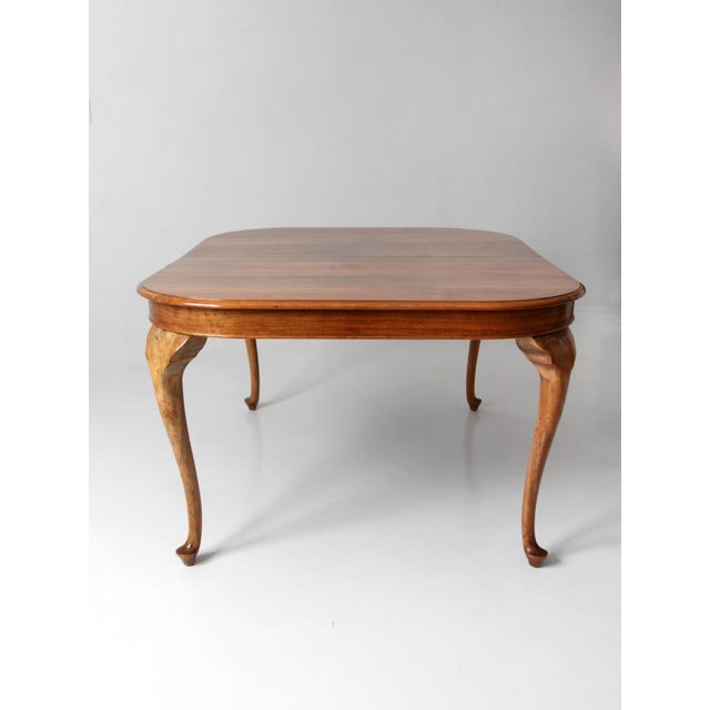 Antique Queen Anne Revival Extension Dining Table For Sale - Image 15 of 18