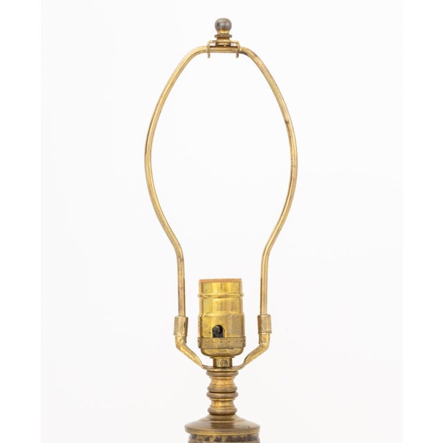 Industrial Imperial Russian Brass Samovar Mounted as Lamp For Sale - Image 3 of 9
