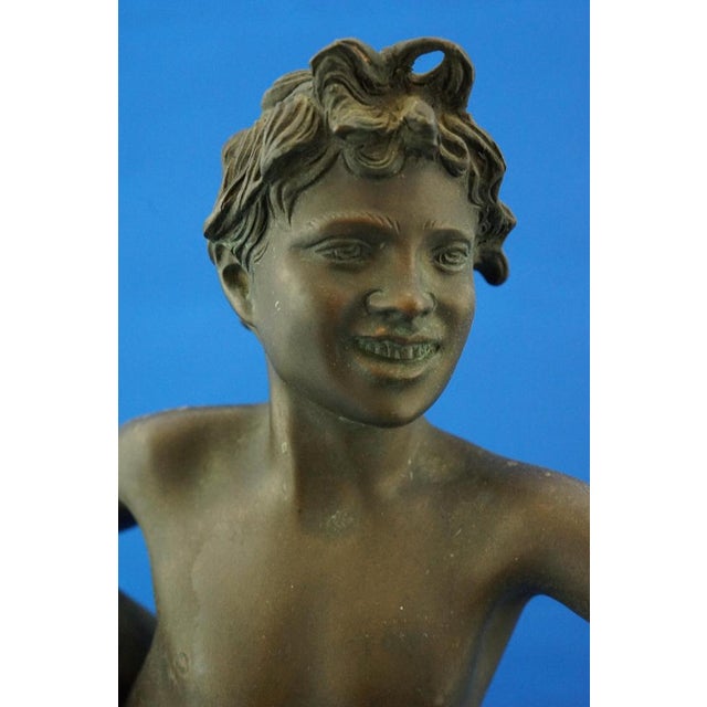 Vincenzo Gemito, Art Nouveau Nude Sculpture of Water Carrier with a Fountain, Late 1800s, Bronze For Sale - Image 17 of 18