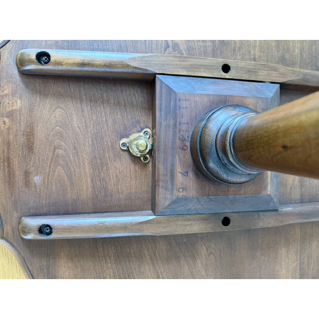 Flip Top Pie Crust Side Table For Sale - Image 12 of 12