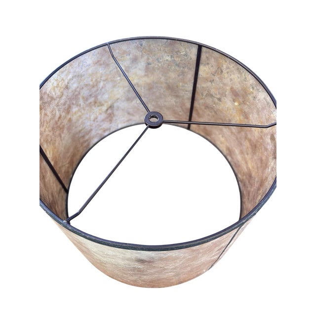 Mid 20th Century Vintage Mica Arts & Crafts Lamp Shade For Sale - Image 5 of 11