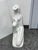 White Art Deco Kneeling Woman Marble Sculpture For Sale - Image 8 of 12
