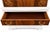 Vintage Bookmatched Flame Mahogany Tall Chest Dresser, Painted White With Brass Hardware For Sale In New York - Image 6 of 6
