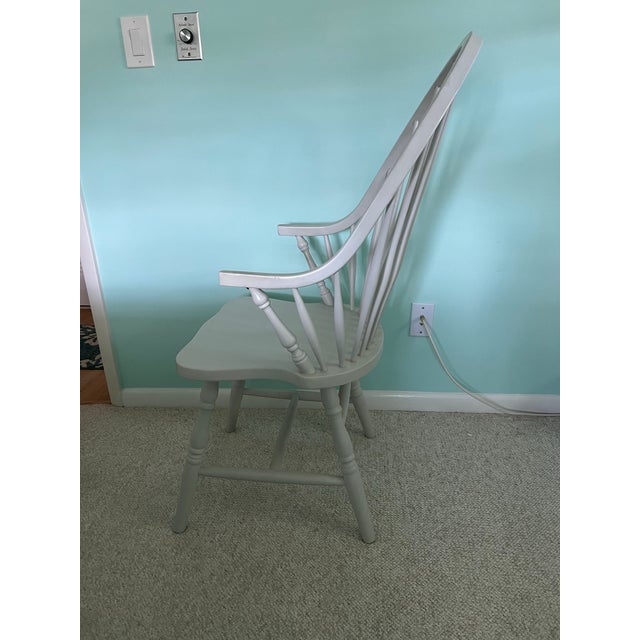 Liberty & Co. Vintage Farmhouse Spindle Windsor Back Arm Chair For Sale - Image 4 of 8