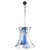 Italian Blue Murano Glass Crystal Chandelier, Mid-20th Century For Sale - Image 5 of 5