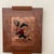 Mid-Century Asian Painted Enamel on Copper Wood Plaque Hanging Wall Art For Sale - Image 10 of 12