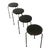 Wood and Iron Stacking Tables / Stools For Sale