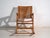 Vintage Folding Rocking Chair in Beech, Central Europe, 1960 For Sale - Image 6 of 10