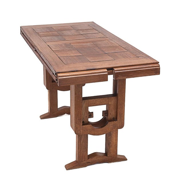 Dining Table attributed to Guillerme et Chambron, 1950s For Sale - Image 10 of 12