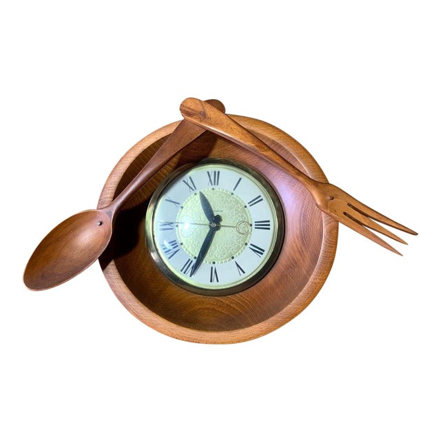 Mid Century Modern Lanshire Kitchen Clock Chairish