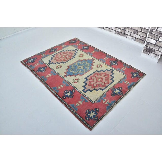 Oushak Vintage Anatolian For Sale - Image 4 of 10