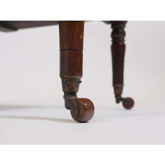 Sandringham Workshop Walnut and Fruitwood Rectangular Side Table with Queen Alexandra Coronet Stamp, 1920s For Sale - Image 6 of 14