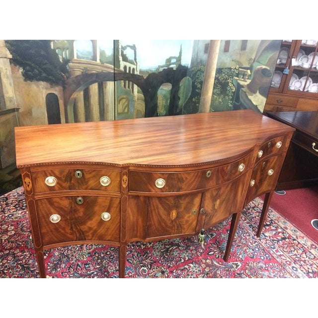 Early 19th Century Antique Federal Sideboard, Period Sideboard, Baltimore Buffet For Sale - Image 5 of 18
