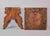 Burnt Umber Anglo-Indian Carved Hardwood Folding Occasional Table With Burl Top For Sale - Image 8 of 9