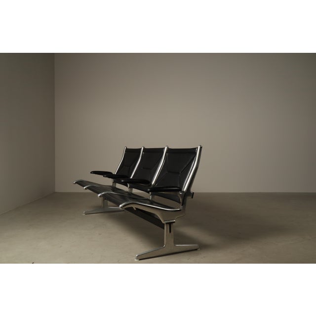 Tandem Sling Bench by Charles & Ray Eames for from Herman Miller, 1960s For Sale - Image 14 of 16