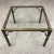 Mastercraft Aged Brass Coffee Table After Jansen For Sale - Image 9 of 13