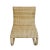 Coastal Contemporary Raw Rattan Rocking Chair For Sale - Image 4 of 6
