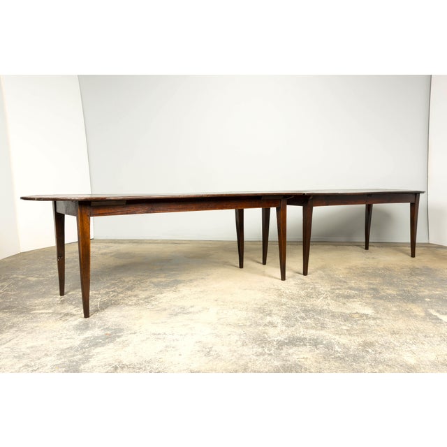 Late 18th Century French Provincial Oak Communal Dining Table For Sale - Image 18 of 18