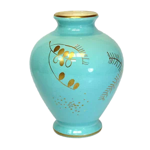 Art Deco Vase by Gustave Asch for Saint Radegonde, 1920s