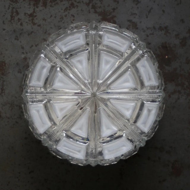 Mid-Century Modern Mid-Century Modern Sconce in Round Clear Glass For Sale - Image 3 of 8