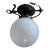 1920’s Nautical Anchor Flushmount With Milkglass Globe Shade For Sale