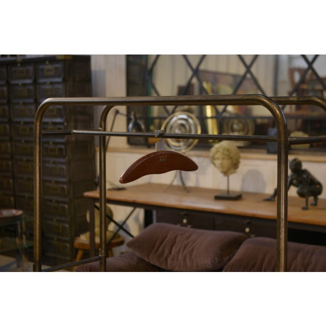 1950s Industrial Hotel Clothes Rack, 1950s For Sale - Image 5 of 12