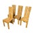 Dining Chairs in Elm from Maison Regain, Set of 4 For Sale