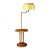 Vintage MCM Bamboo Floor Lamp With Integrated Table For Sale
