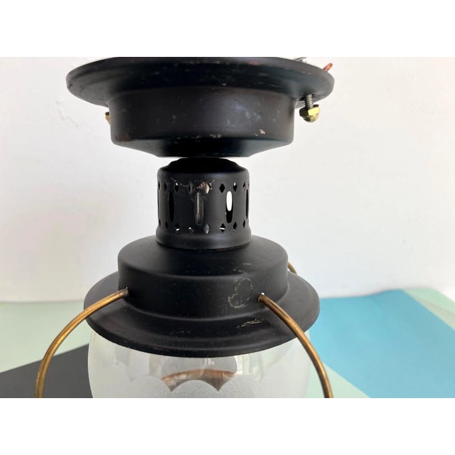 1960s Nautical Lantern Lights, Pair For Sale - Image 11 of 16